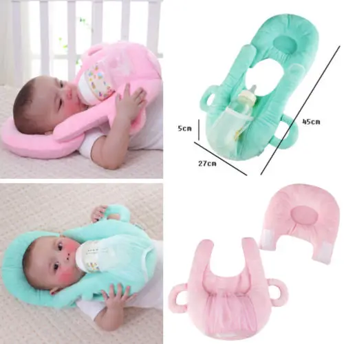 Babies Feeding Positioners Pillow Infant Anti Roll Protecitve Flat Foam Positioner Pillows Head Support |