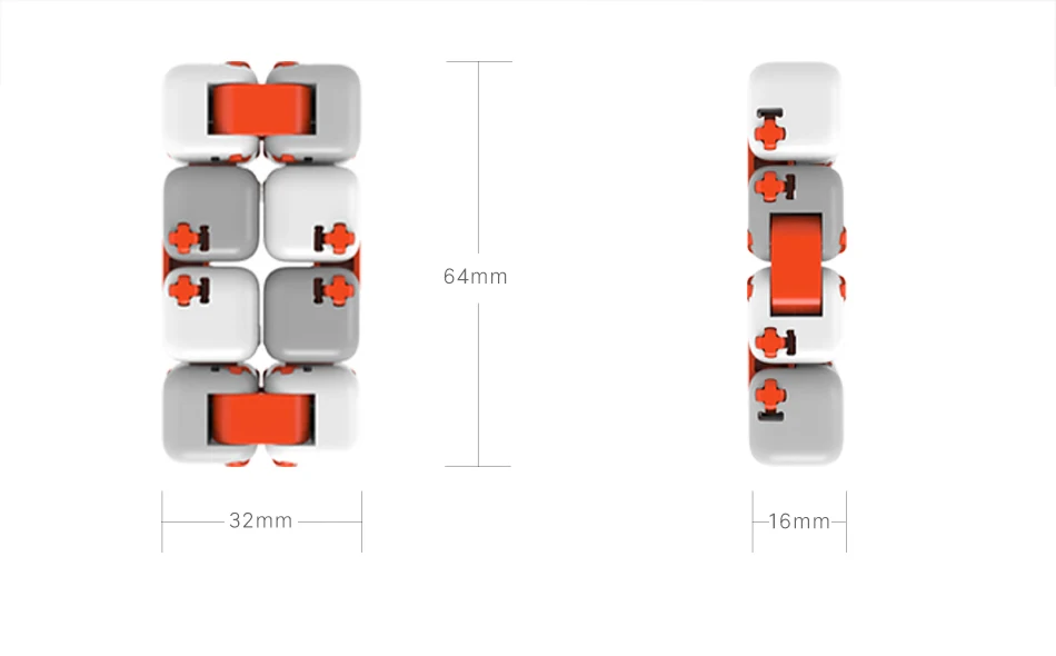 Оригинальные XiaoMi Mitu пальчиковые кубики Mi строительные блоки палец Спиннер подарок для детей Безопасность Портативный конструктор умные мини игрушки