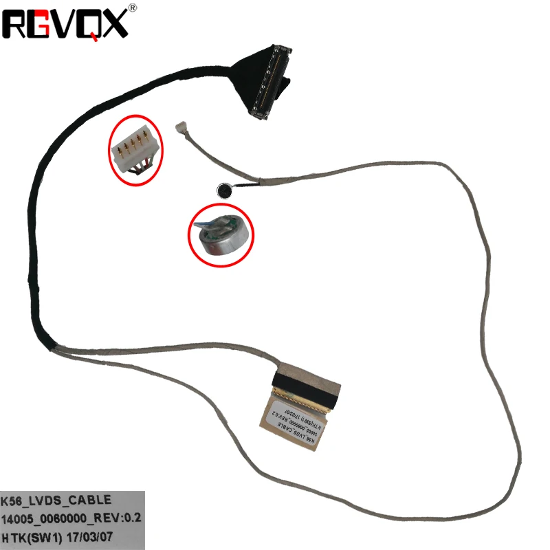 Новый светодиодный кабель LVDS для Asus K56 K56C K56CM K56CA K56CB K56E S56 S56C A56 видеокабель