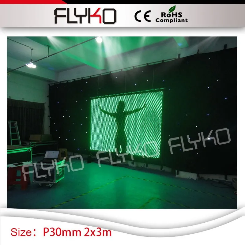 2 м * 3 Свадебный фон для ночного клуба диско dj оборудование P3cm светодиодный экран