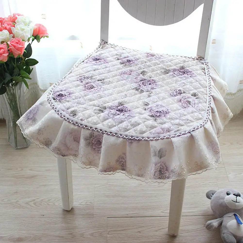 Chair Supplies:Fashion Peony Flower Grid Cloth Dining Chair Cushion Mat Home Seat Decoration Chair Supplies:Fashion Peony Flower Grid Cloth Dining Chair Cushion Mat Home Seat Decoration