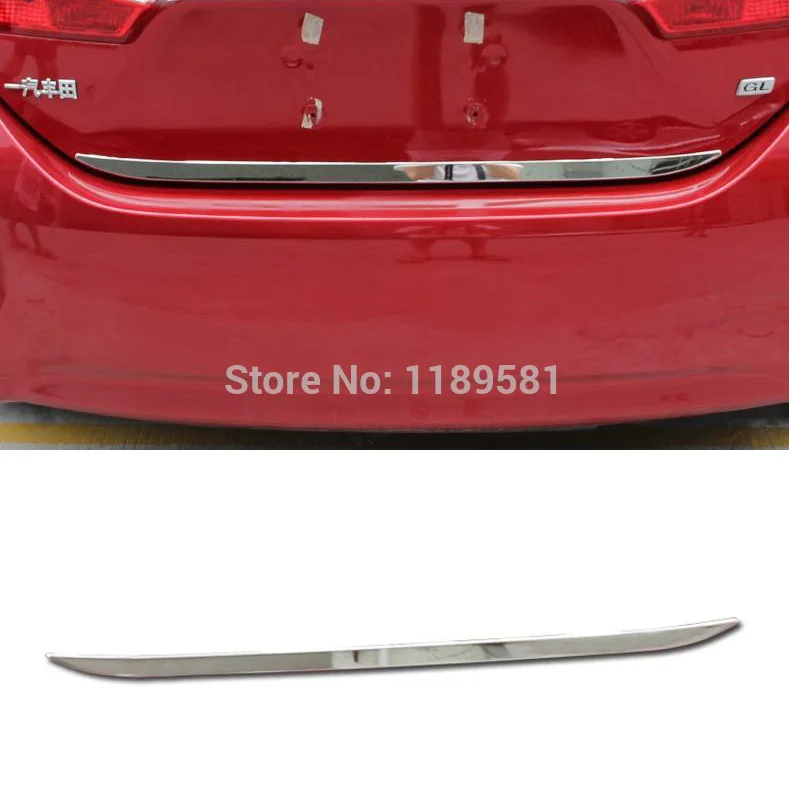 For Toyota Corolla 2014 2015 2016 Stainless Steel Rear Trunk Lid Cover