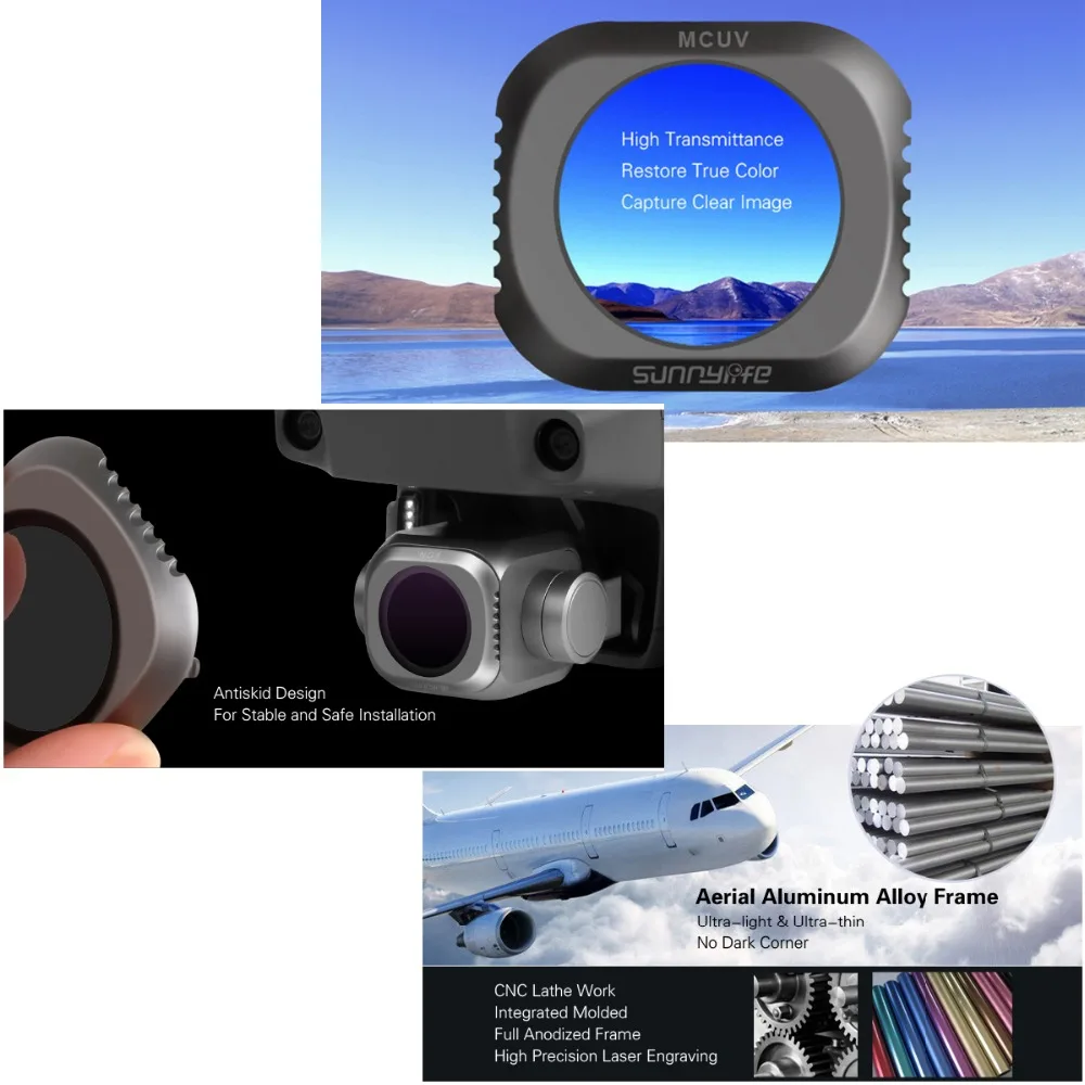 Модернизированный круговой поляризатор CPL фильтр для объектива камеры фильтр для DJI Mavic 2 Pro камера Дрон