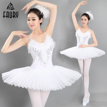 

Girls Ballet Dance Dress Adult Professional Swan Lake Tutu Ballet Costume Princess Dress Platter Skirt Dance Dress Costumes