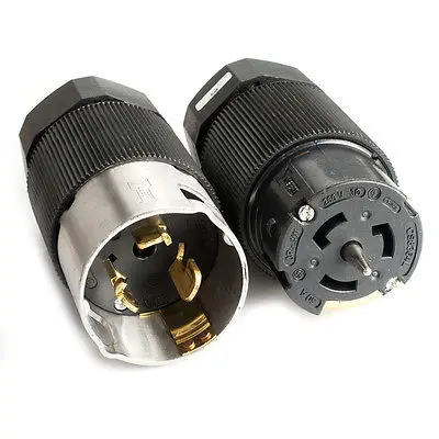 

DHL/EMS 2*Hubbell Turn & Pull Plug and Receptacle 50A, 250V, CS8364L & CS8365L -A1