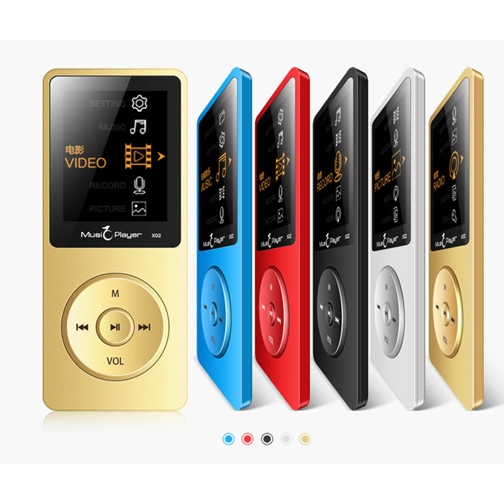 Без потерь динамик музыка Hifi мини Mp 3 MP3 плеер с наушниками для спорта Радио Аудио