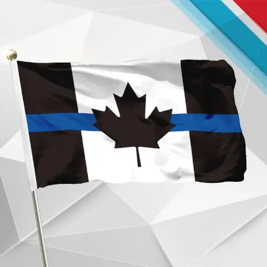 Thin blue line canada Flag Flying Flag 4 144x96(3x5FT) 1 288x192 2