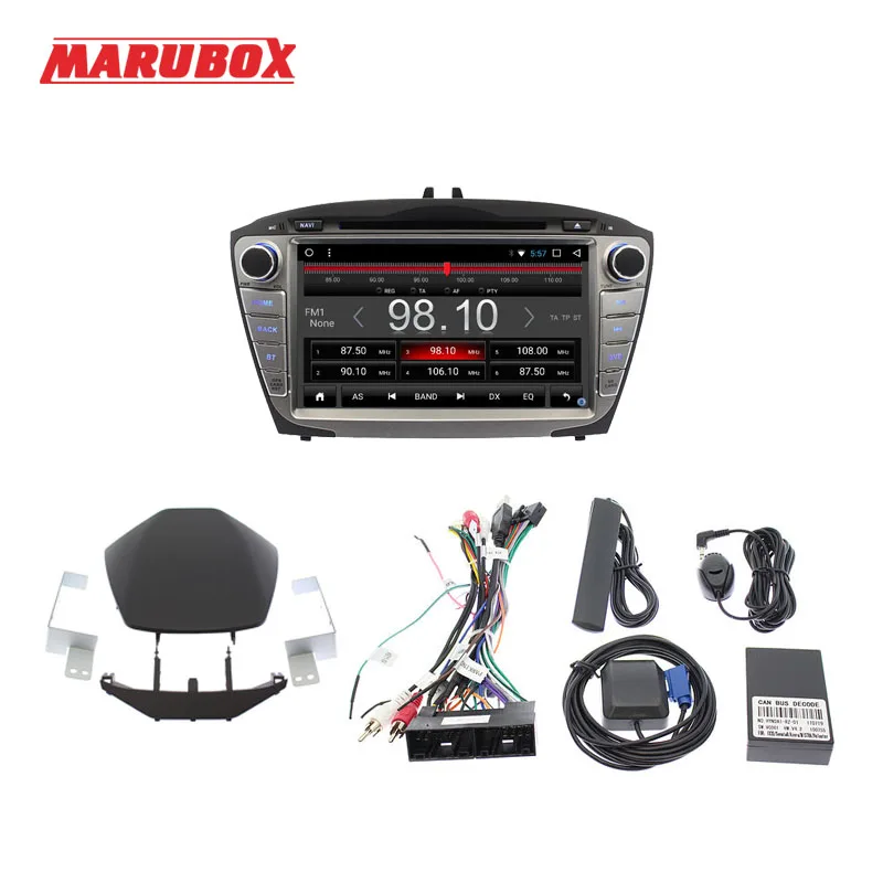Perfect Marubox Head Unit For HYUNDAI ix35 Tucson 2009-2014 2 Din Android 7.1 Radio GPS Navigation DVD Car Multimedia Player 8A301DT3 5