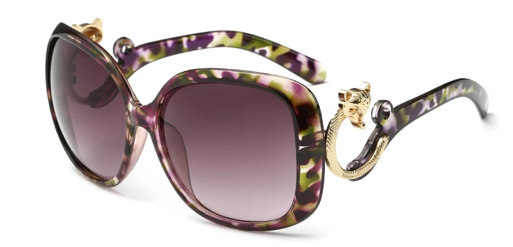 Новинка, женские роскошные брендовые солнцезащитные очки, Юрта, элегантная оправа в виде лисы, высококлассные модные женские уличные очки, очки по низкой цене - Цвет линз: C8