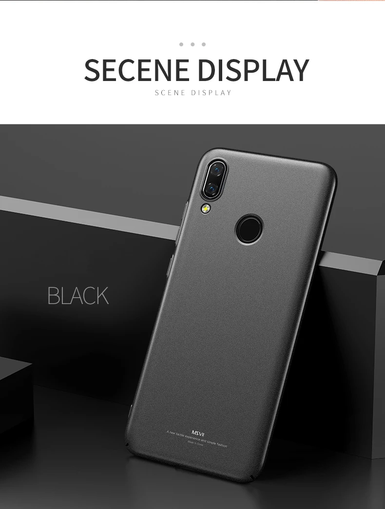 MSVII Cover For Huawei P Smart 2019 Case Slim Frosted Coque P Smart Z 2020 Case Hard PC Cover For Huawei P Smart Plus 2019 Cases z flip3 cover