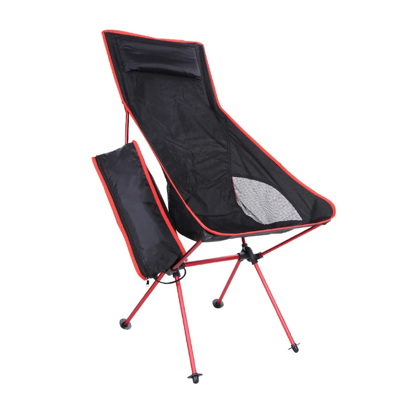  Outdoor folding camping chair ultra light portable fishing beach chair aviation aluminum backrest r