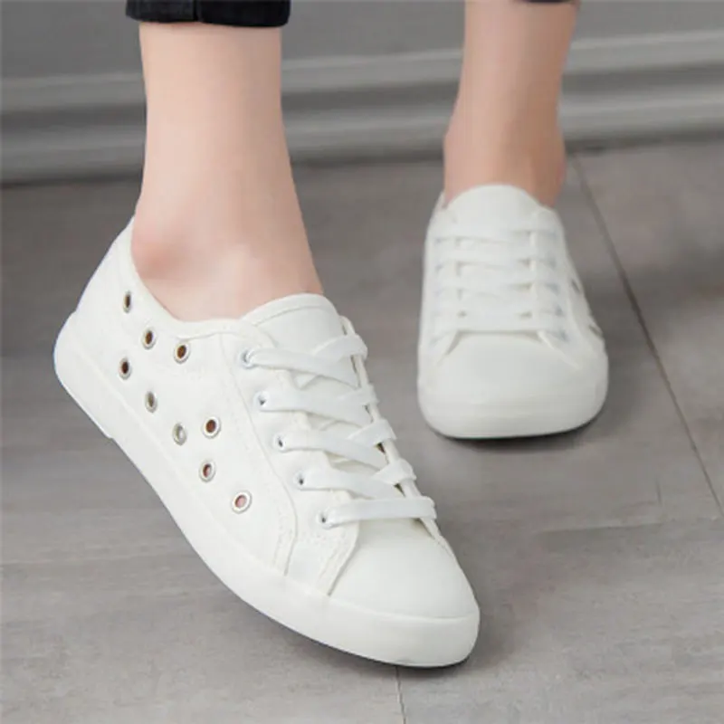 Women's Breathable Rhinestone Slip On Trainers Sneakers Gym Running Sports Shoes