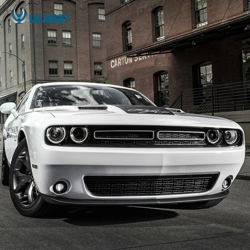 Vland Factory автомобильные аксессуары головная лампа для Dodge Challenger-up светодиодный головной светильник дизайн plug and play