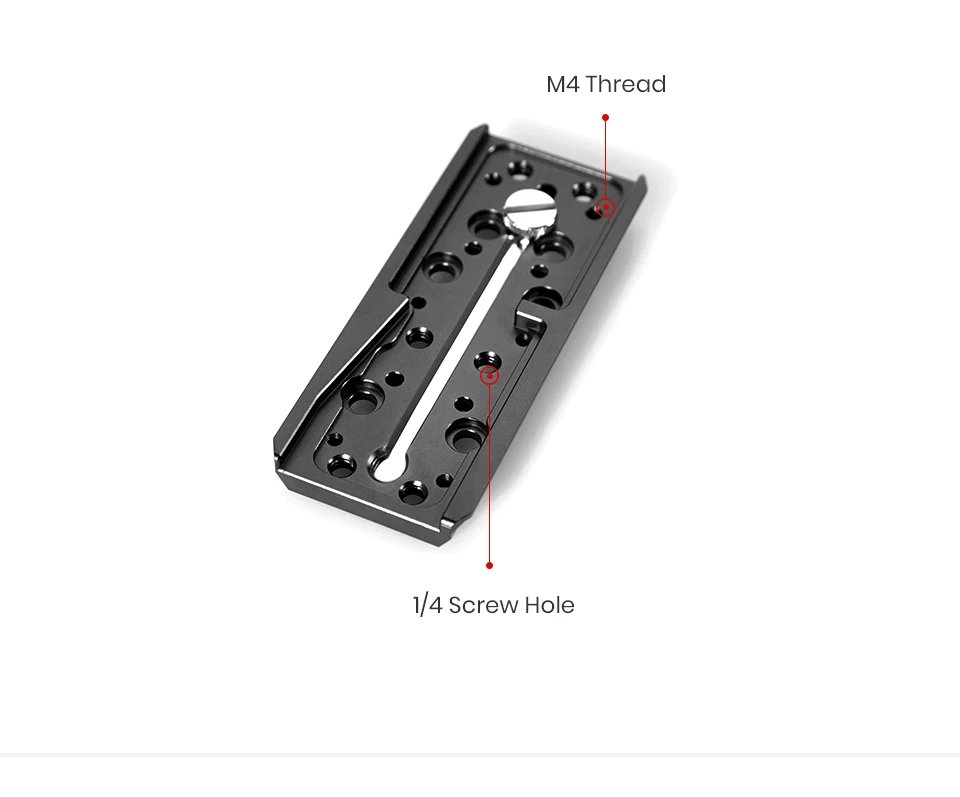 SmallRig ласточкин хвост быстросъемная пластина(стиль Manfrotto) с винтом 1/" и 3/8" для штатива MVH500AH-1647