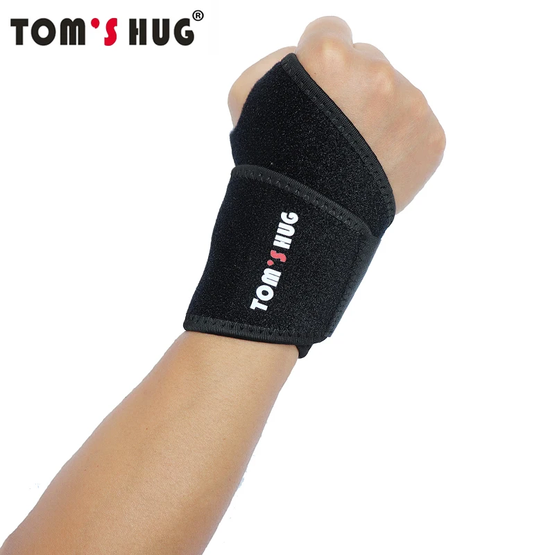 1 Pair Adjustable Wrist Protect Brace Wristband Tom's Hug Brand