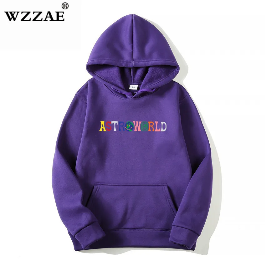  TRAVIS SCOTT ASTROWORLD WISH YOU WERE HERE HOODIES fashion letter ASTROWORLD HOODIE streetwear Man 