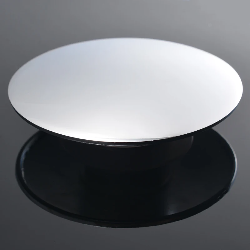 Mayitr Chrome Basin Push Button Waste Bathroom Sink Easy Click Clack Plug Pop Up Push Button 66mm For Bathroom Floor Supplies