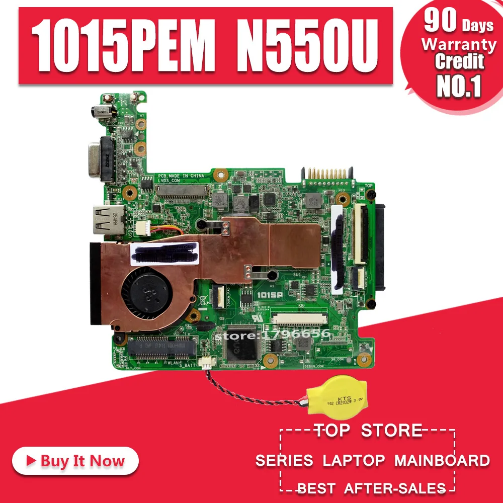 1015P для For Asus Eee PC 1015p материнская плата ноутбука с N550 cpu 1015PEM rev1.3G (BT3/USB2.0) тест |