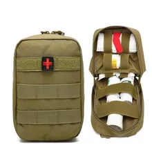 Outdoor supplies nylon tactical MOLLE attachment first aid kit medical receipt pocket