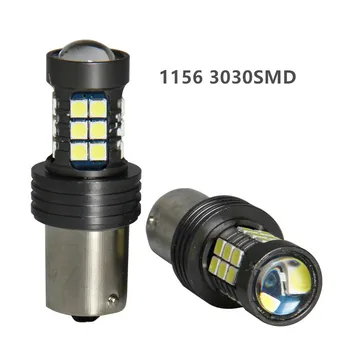 

2PCS 1156 BA15S P21W 1500Lm Super Bright 3030-27SMD LED CANBUS NO ERROR Car Backup Reserve Lights Bulb Tail Lamps Xenon White
