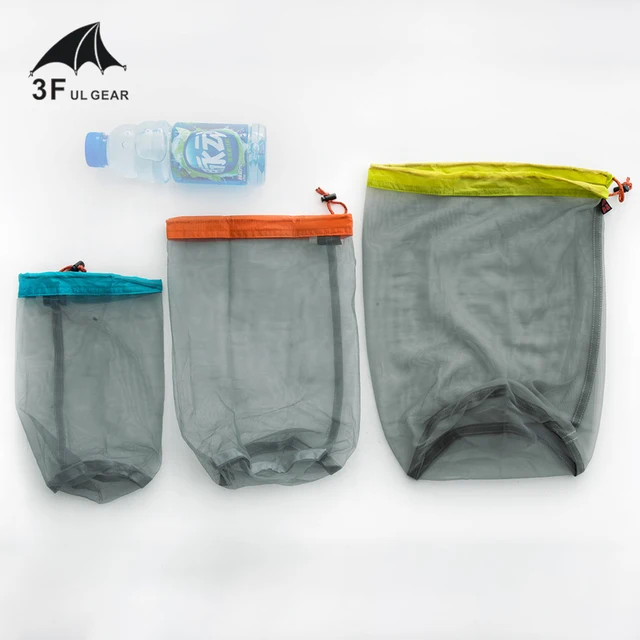 3F UL GEAR 3 mesh bag  28*13cm/36*17cm/45*20cm Ultra-light PU coating  1