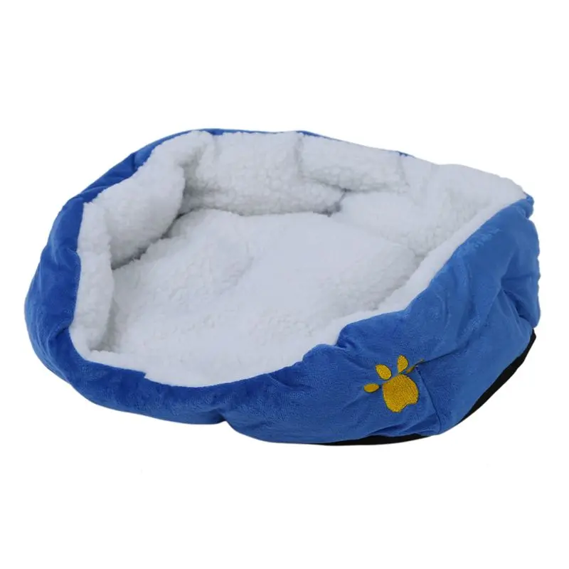 Корзина ниша подушка матрас кровать собака кошка животное 46*42*15 см маленький размер синий