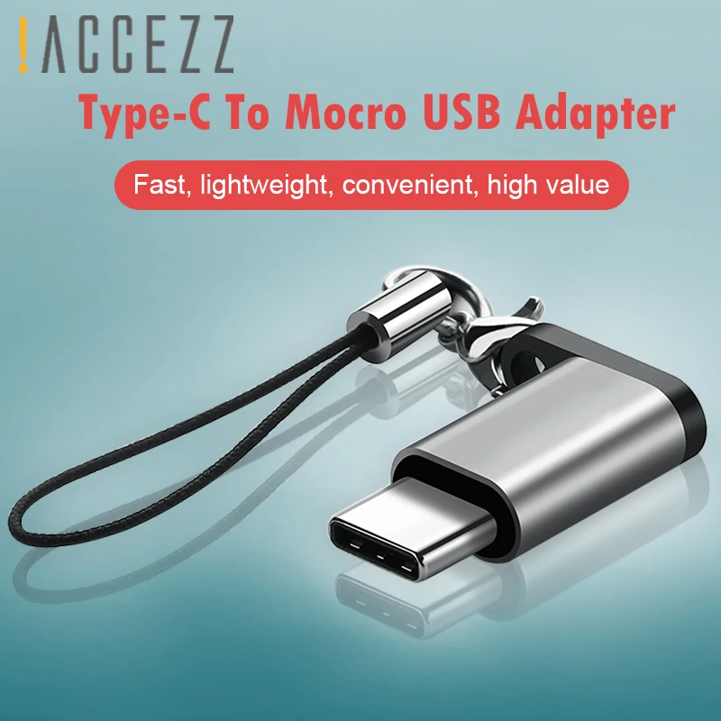 ACCEZZ 5 шт. Тип C адаптер Мужской Micro USB Женский Кабель USB-C OTG для huawei P20 samsung S9 Синхронизация данных зарядное устройство адаптеры разъем