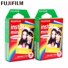 Original Fujifilm 20 sheets Instax Mini Rainbow Instant Film photo paper for Instax Mini 8 7s 25 50s 90 9 SP-1 SP-2 Camera Original Fujifilm 20 sheets Instax Mini Rainbow Instant Film photo paper for Instax Mini 8 7s 25 50s 90 9 SP-1 SP-2 Camera