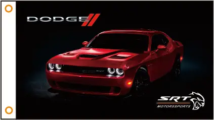 

Car flag DODGE SRT Banner 3ftx5ft 100% Polyester 024