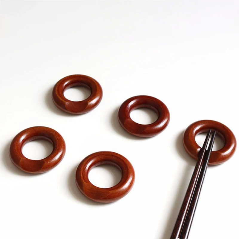 6pcs/lot Wood Chopsticks Rack Chopsticks Holder Wooden Chopsticks Rest