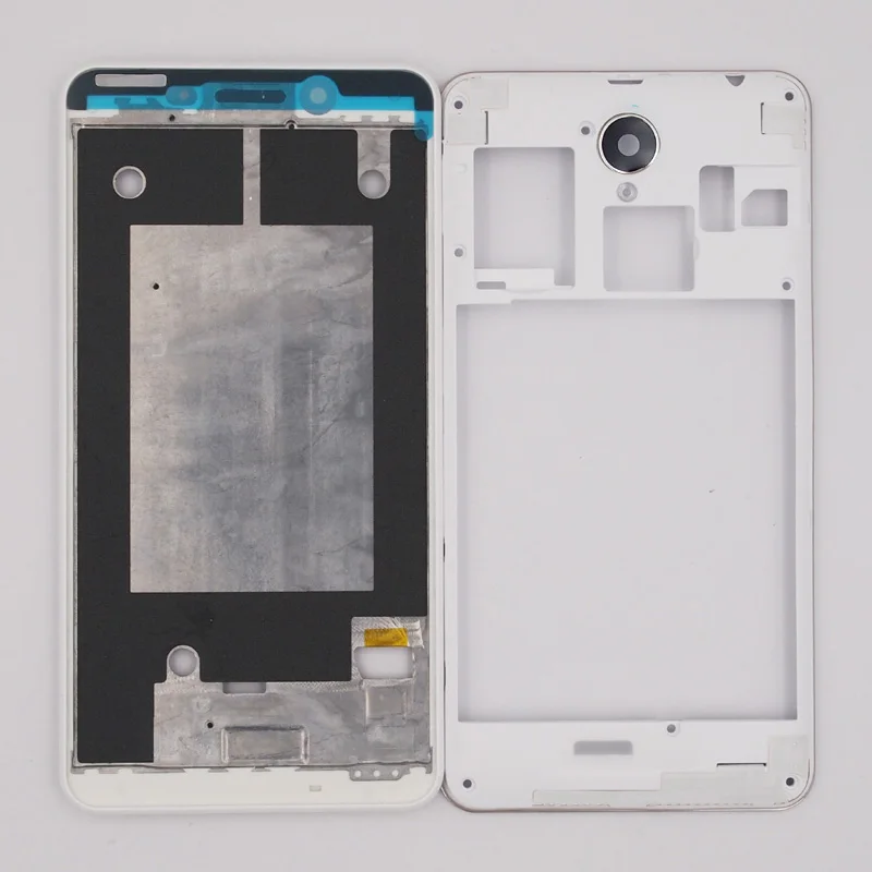 

BaanSam New Front Frame LCD Screen Frame Middle Frame Housing Case For Lenovo A5000 Without Power Volume Buttons
