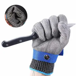 Защитные перчатки рабочие порезостойкие рабочие термозащитные стальные перчатки для рук анти-резка анти-нож пищевой уровень кухня