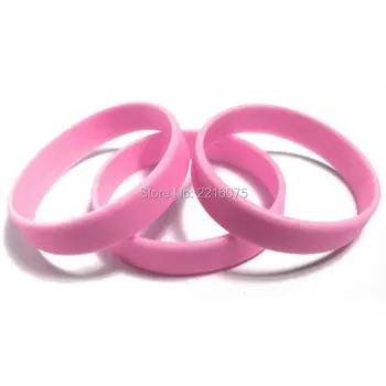 

100pcs Pink black hot sell hope faith love silicone wristband rubber bracelets free shipping