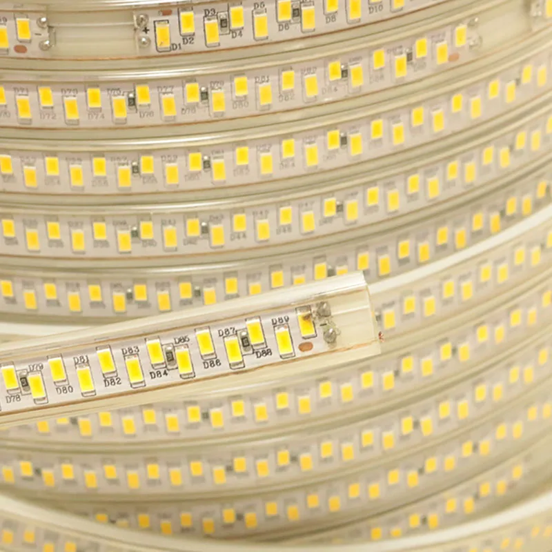 100 метров Светодиодная лента 220 В переменного тока SMD5730 180 л/м IP67 водонепроницаемый
