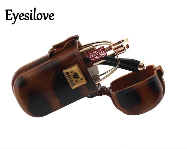 Очки для чтения eisilove мужские и женские складные металлические очки с кристаллами