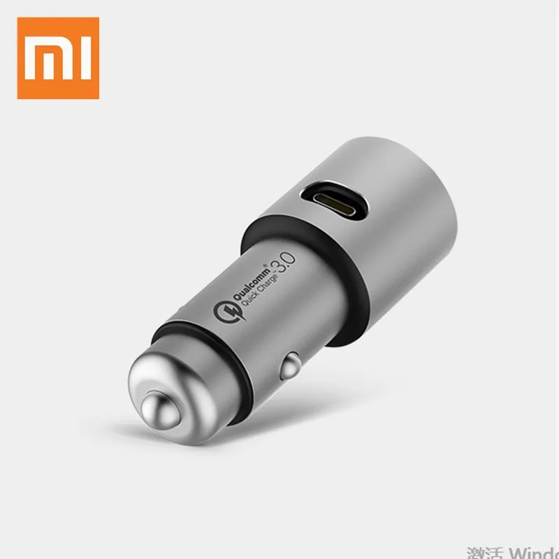 Оригинальное автомобильное зарядное устройство Xiaomi Quick Charge 3,0 Xiomi 5 V/3A Dual USB 9 V/2A 12 V/1.5A для Android iOS для iPhone 7 samsung Xiaomi