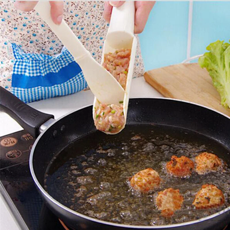 

1 Set New Easy and convenient Production is to do two kinds of meatballs Kitchenware Nontoxic Environmental protection 8Z