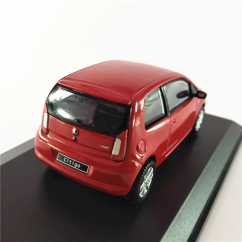 Abrex 1/43 масштабная модель автомобиля игрушки Skoda Citigo литая металлическая модель автомобиля игрушка для подарка, детей, коллекции, украшения