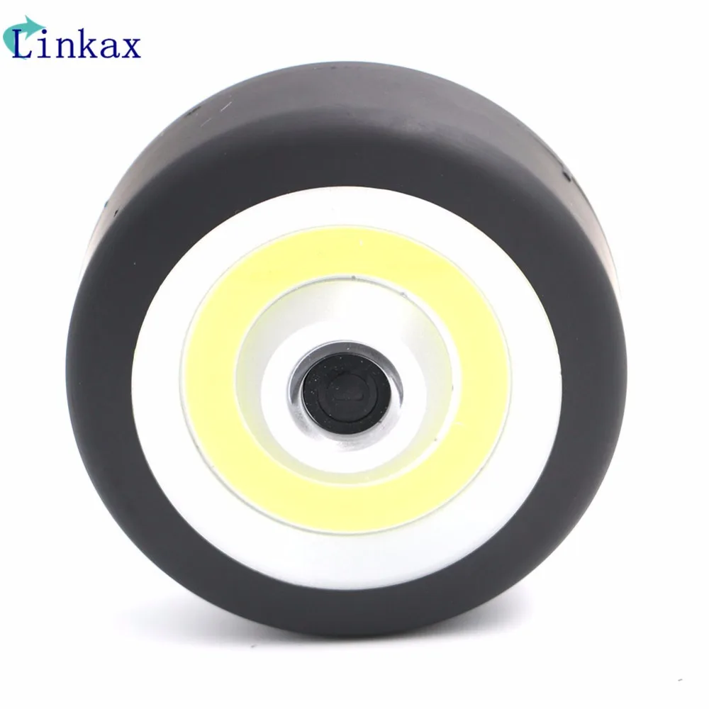 

Portable Mini COB LED Flashlight Round Pocket LED Flash Light Lamp Camping Torch Lighting Hanging Magnetic AA Torch