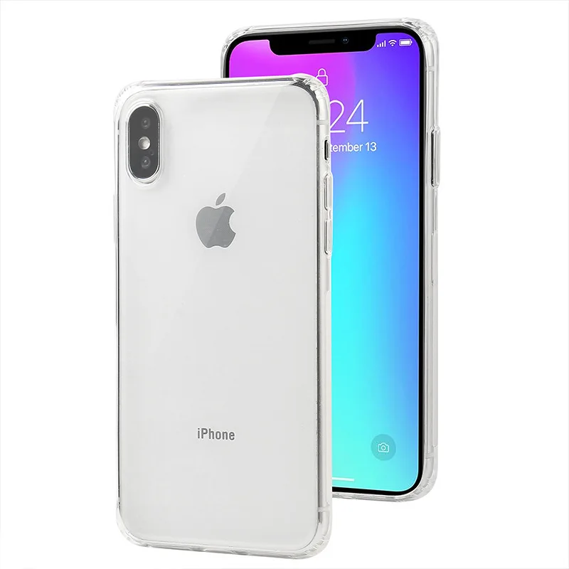 Для IPhone XS Max XR протектор с прозрачной мягкой оболочкой для 11 Pro полный пакет TPU