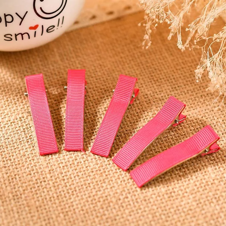rows red 5 см ручной diy шпилька материал, зажим ленты, Аксессуары для волос, зажим боковой зажим шпилька квадратный зажим, зажим утконоса - Цвет: rows red