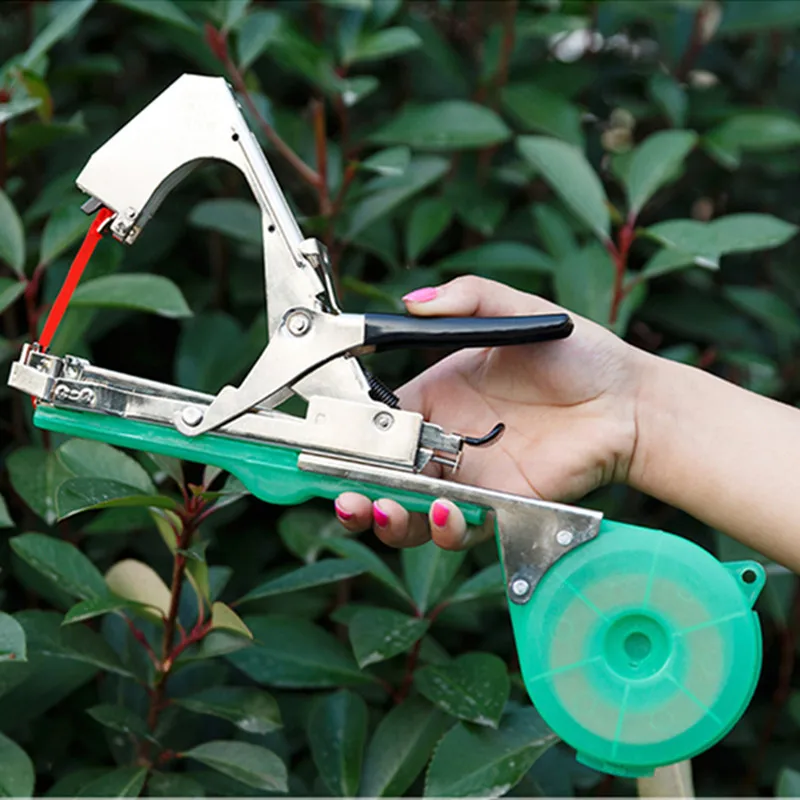 Garden Plant Tool for Vineyard,Vine Tying Tape Plant Agriculture Tapetool Tapener with 10 Rolls Tape and a Box of Staples Set Plant Tying Machine Garden Plant Tool for Vineyard,Vine Tying Tape Plant Agriculture Tapetool Tapener with 10 Rolls Tape and a Box of Staples Set Plant Tying Machine