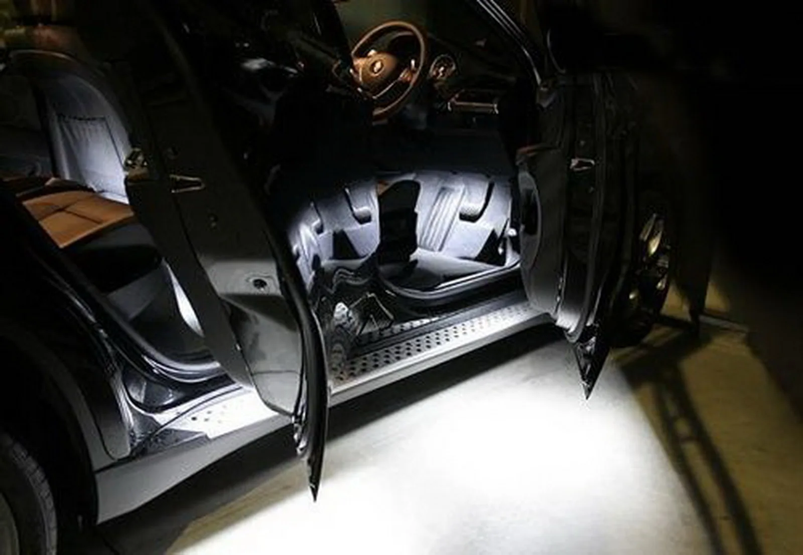ANGRONG 2X Светодиодный светильник с боковой дверью для VW CC Eos Golf/GTI Jetta Passat Polo Sharan MK2 Scirocco Tiguan Touareg