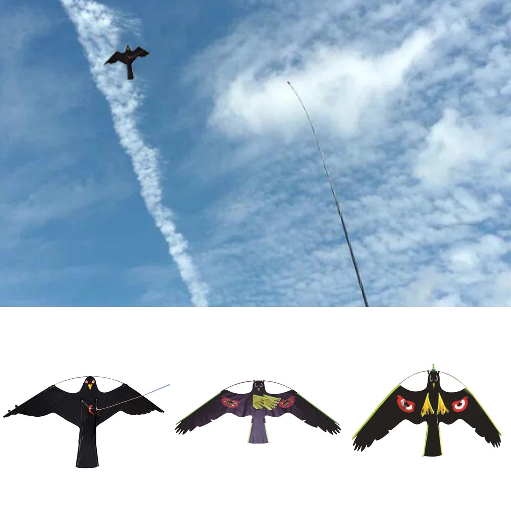 Buy 3x Hawk Kite Realistic Flying Bird Decoy Bird Scarer Protect Farmers Crops