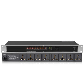 

Professional stage 8/10 way power timing device universal socket sequence controller independent switch SR-328