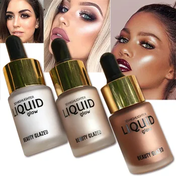

3D Face Foundation Liquid Glow Highlighter Cream Concealer Makeup Waterproof Shimmer illuminator Bronzer Contour Base Cosmetics