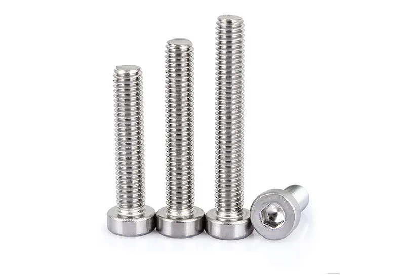 30pcs M3 stainless steel 304 inner hex screws mechanical screw round