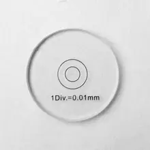 DIV = 0,01 мм столик микроскопа микрометр предметное стекло крест линейка весы калибровочный диаметр 8 мм/19 мм/20 мм