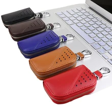 Брендовый держатель для ключей, кошелек для женщин и мужчин из натуральной кожи, новинка, домашняя ключница для ключей, кошелек, автомобильный чехол для ключей, брелок, сумка-Органайзер