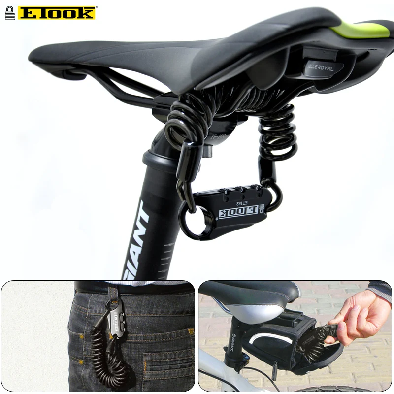 Bicycle Password Cable Lock Bike Accessories Cable Lock